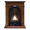 Procom Dual Fuel Ventless Gas Fireplace System With Corner Combo Mantel PCS150T-A-W - alternate 1